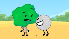 Tree and Golf Ball