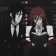 Featured image of post Black Butler Grell Sutcliff Gif Spears and ronald knox from her sketch of grell sutcliff awhile ago