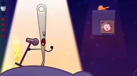 Needle sings to Puffball