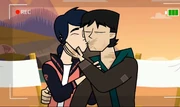 Tom and Jake share a passionate kiss