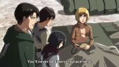Levi saying Erwin is irreplaceable