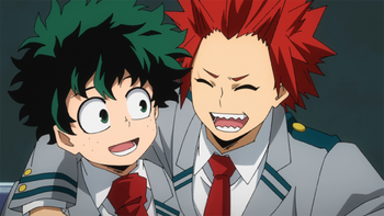 KiriDeku, Izuku and Eijiro's friendship