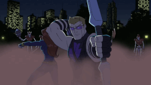Clintasha vs Hela's skelleton.gif