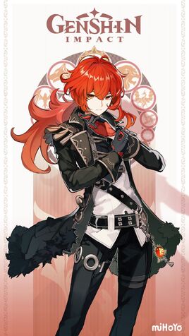 Character Diluc Card
