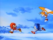 SonicOVA Running on the ice