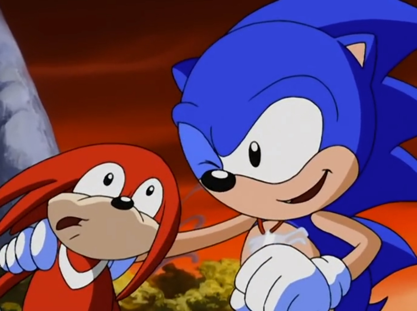 sonic and knuckles sonic x