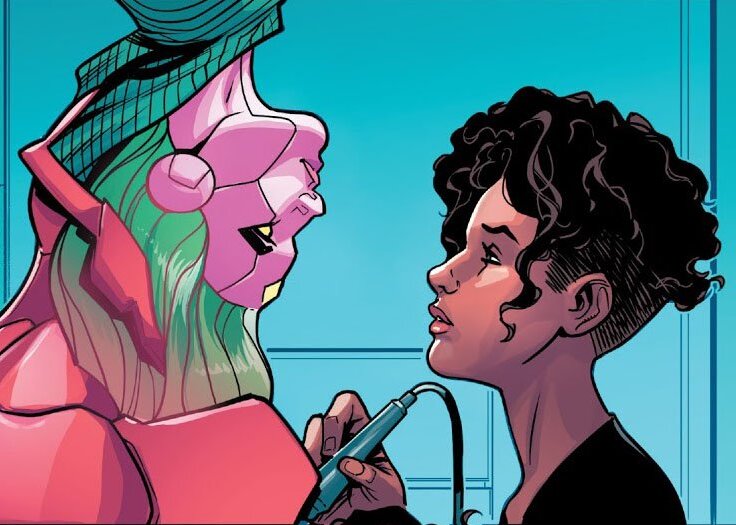 champions #27) A love interest for viv vision and riri williams is