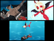 By FBIRancher7590, which is a reference to the first chapter cutscene from Tekken 8 that Jin is drowned after losing to Kazuya Mishima