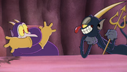 The Devil Confronts Henchman
