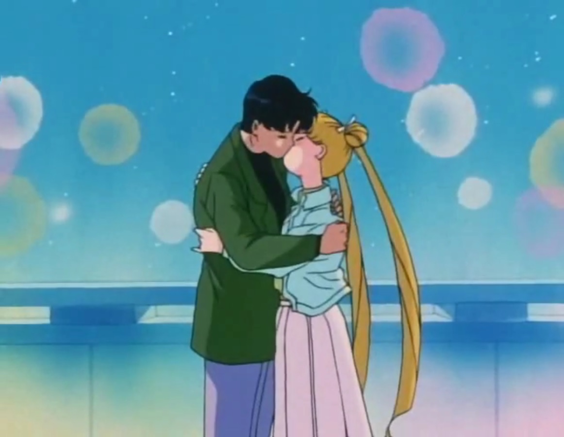 sailor moon and tuxedo mask love