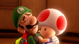 LM3 Luigi Holds Toad