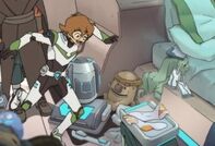 Pidge kept hunk's sculpture