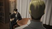 Erwin and Levi sharing a room