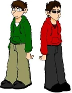 Edd and Tord drawn by Tord (2005)