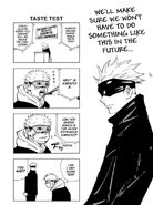 Gojo tricks Yuji into eating a finger