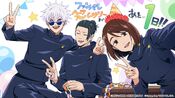 SaShiSu celebrating.