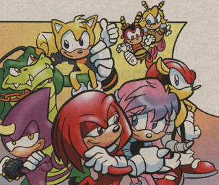Original Team Chaotix, Sonic the Hedgehog