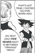 Goku and bulma reunite after 5 years
