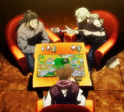 Choso talking to Kenjaku and Mahito