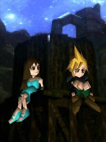 Cloud and Tifa FF7 Original