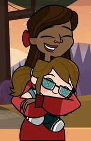 Gabby holding Ally Plushie