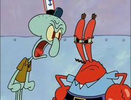Squid and krab