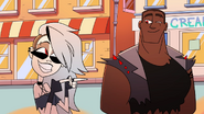 Loona and Tex in human disguise