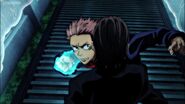Yuji tries to reason Junpei after the death of his mother