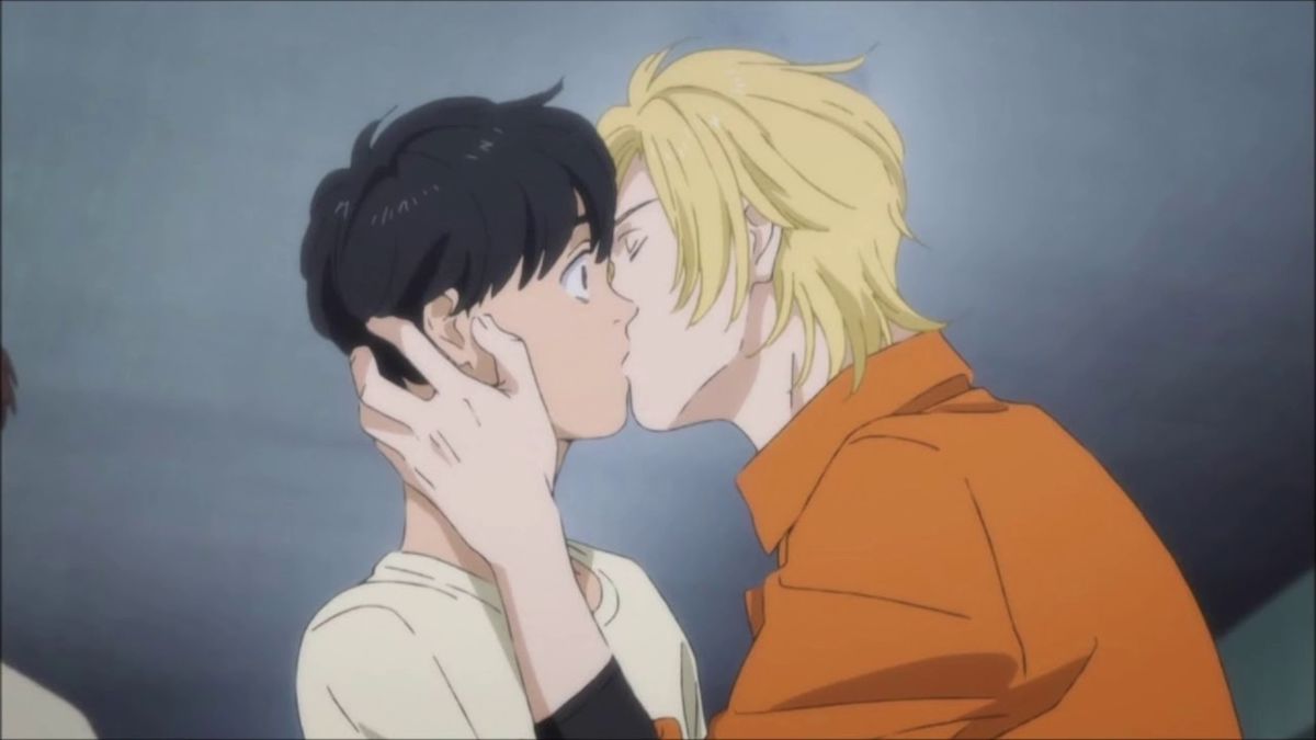 colorful gay anime boy
