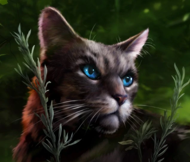 AI Art: Ashfur (Warrior cats) by @Amka_aXed