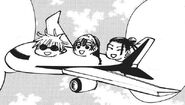 SatoSuguRiko taking the plane together