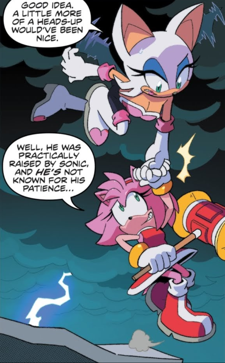 Sonic Meets Amy Rouge