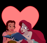 Belle and Ariel by disneycrossovercreator