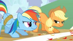 apple jack rainbow dash