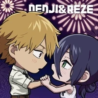 DenReze sticker.jpg (255 KB) Denji and Reze Sticker Wafer