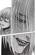 Armin sees annie in titan form