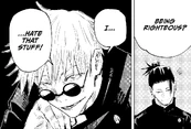 Gojo and geto arguing
