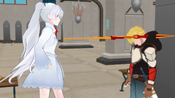 Rwby white knight pinned to the wall