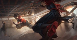 Hayabusa and Hanabi Lore Artwork