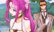 official art of them at Oghi and Vilettas wedding