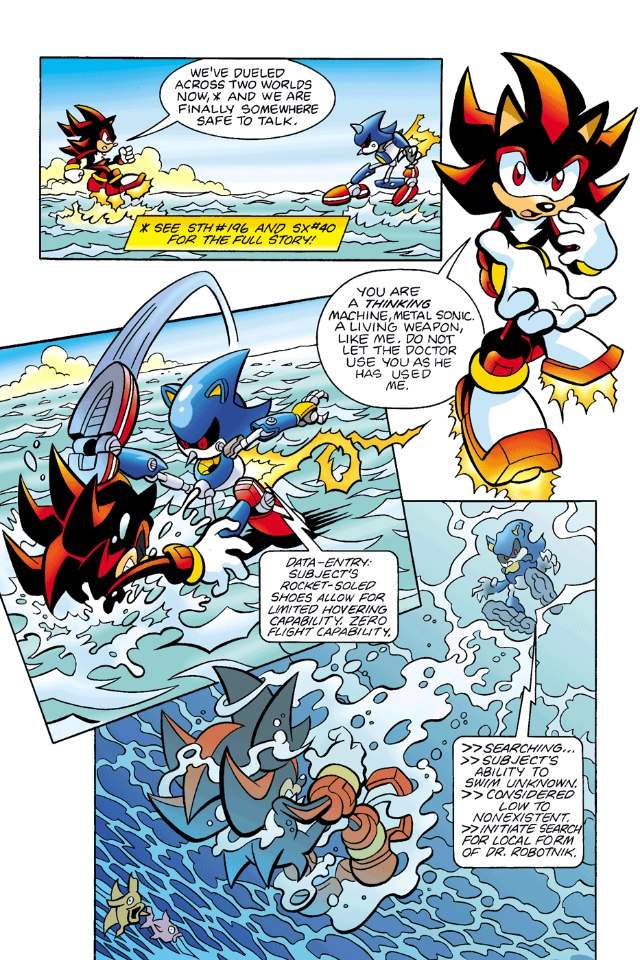 Who is Shadow from Sonic shipped with?