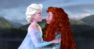 Elsa and Merida by mostlydisneyfemslash 5