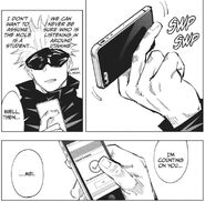 Gojo sends money to Mei Mei