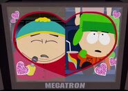 Cartman 'proclaiming his love' for Kyle with a song in 'Cartman Finds Love'