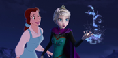 Belle and Elsa by mostlydisneyfemslash 3