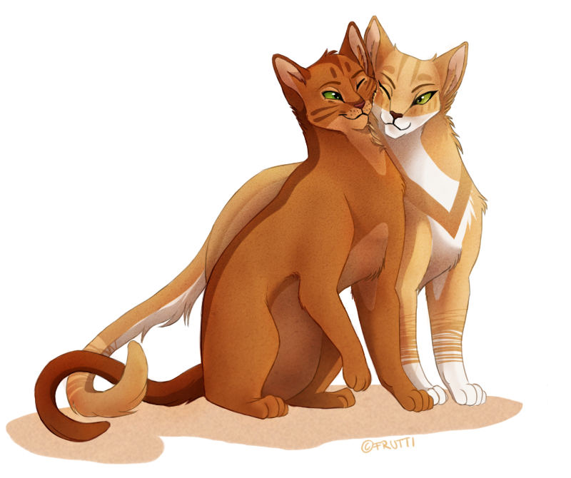 warrior cats sandstorm and firestar