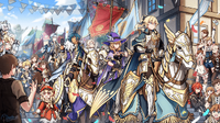 “Knights of Favonius parade” by Mhunter045 featuring Jean and Diluc[4]