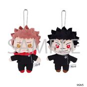 Yuji and Sukuna plushies which could only be bought as a pair