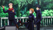 The trio's reunion.