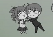 Yandere Dev's In his video What's Taking So Long?! Part 1: The Problems", Riku and Kokona hug.